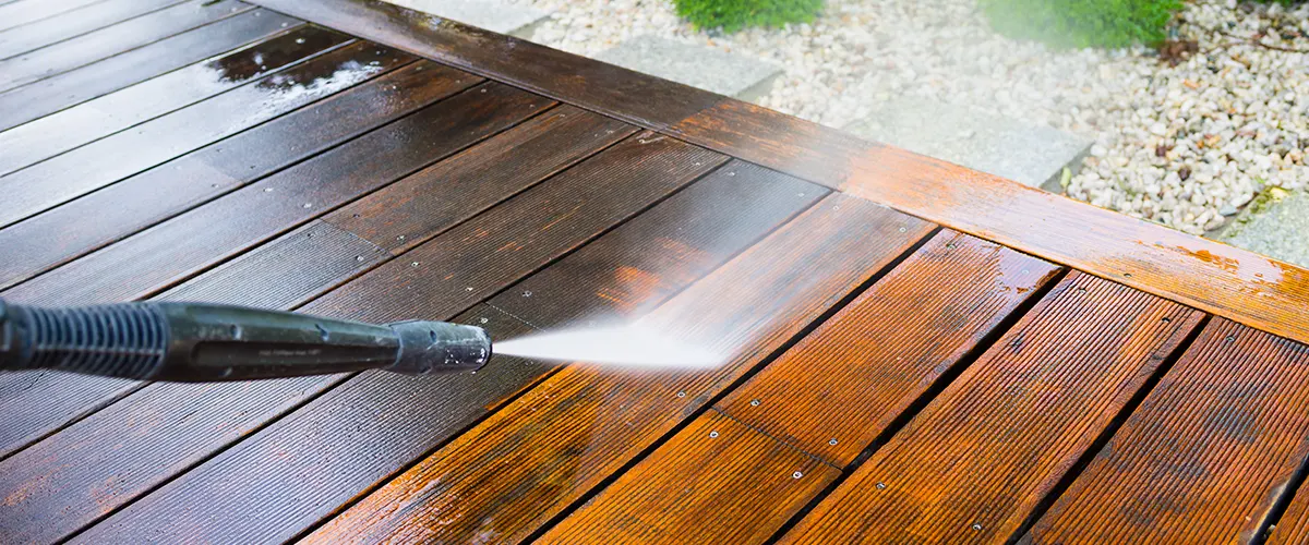 power wash for deck boards
