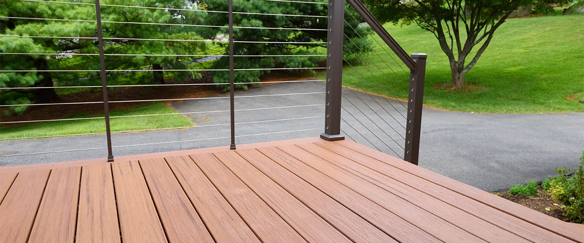 Trex boards and railing
