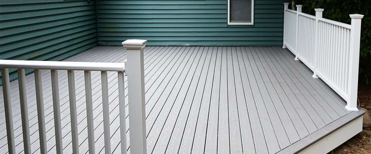 Composite decking and green siding
