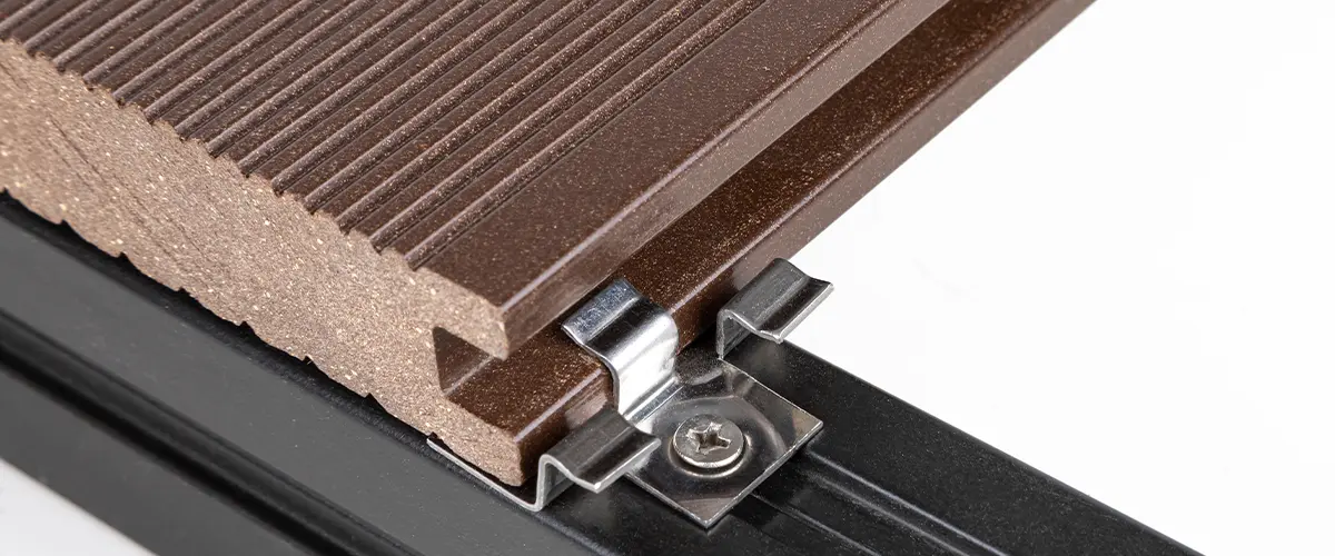 Hidden fastener for composite decking