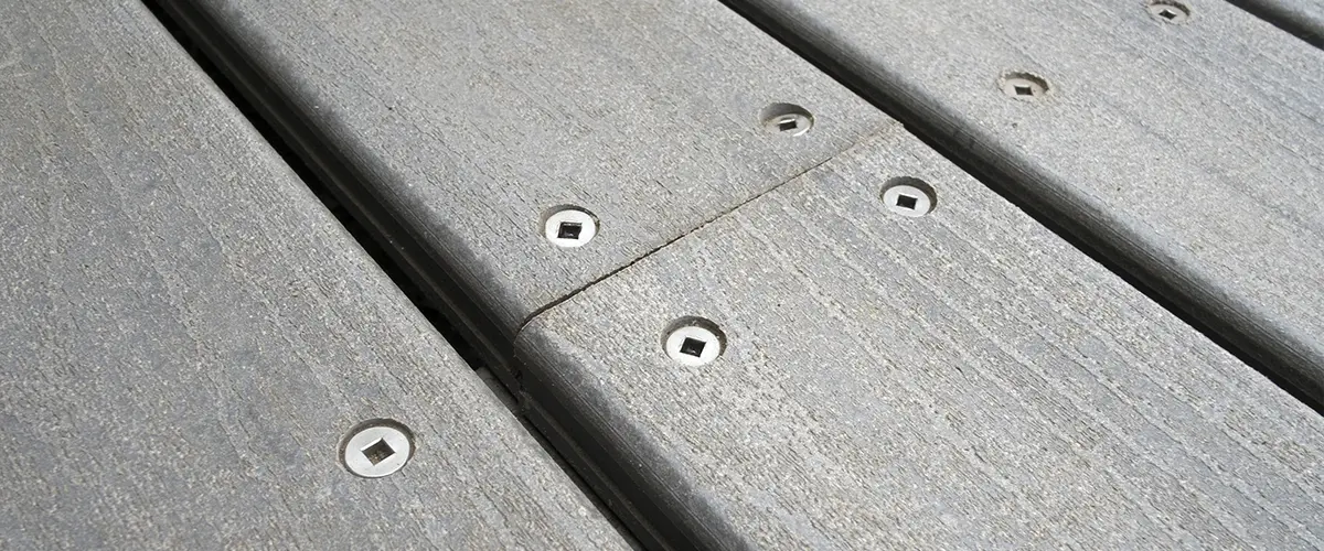 PVC decking texture