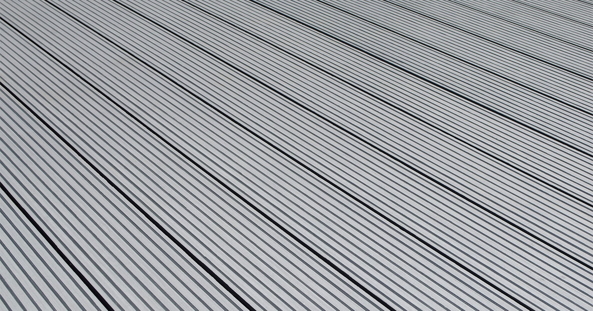 Close-up composite decking from TimberTech