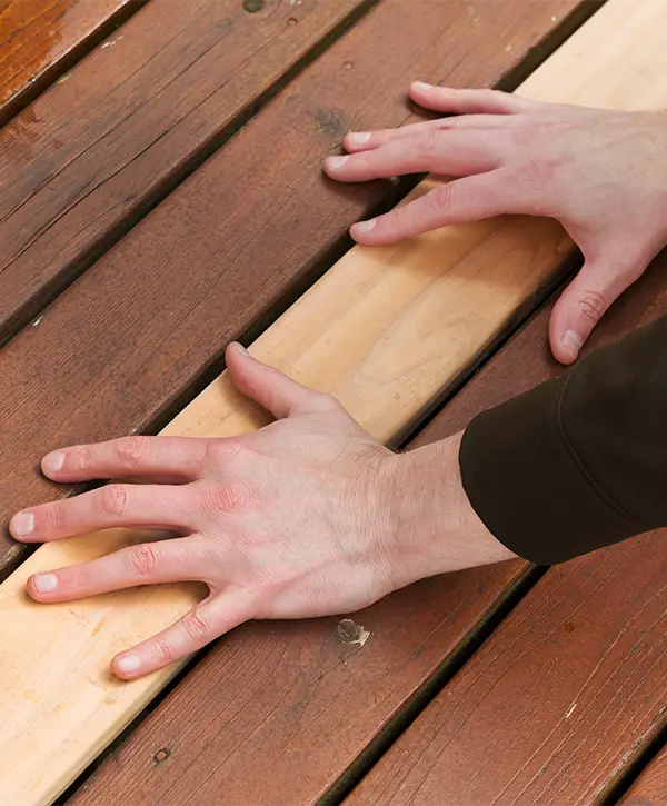 Wood decking replacement