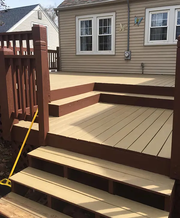 deck and stair refinishing in NE