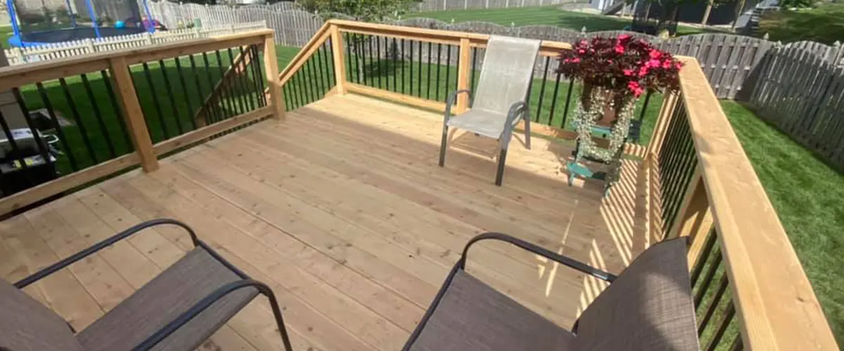 free standing deck in Omaha NE