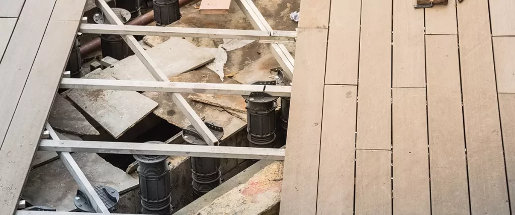 Omaha Deck Drainage Secrets: Guarding Against Heavy Midwestern Rains deck on autum deck drainage system