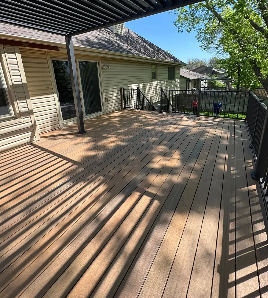 Deck Building Parent finished deck 1