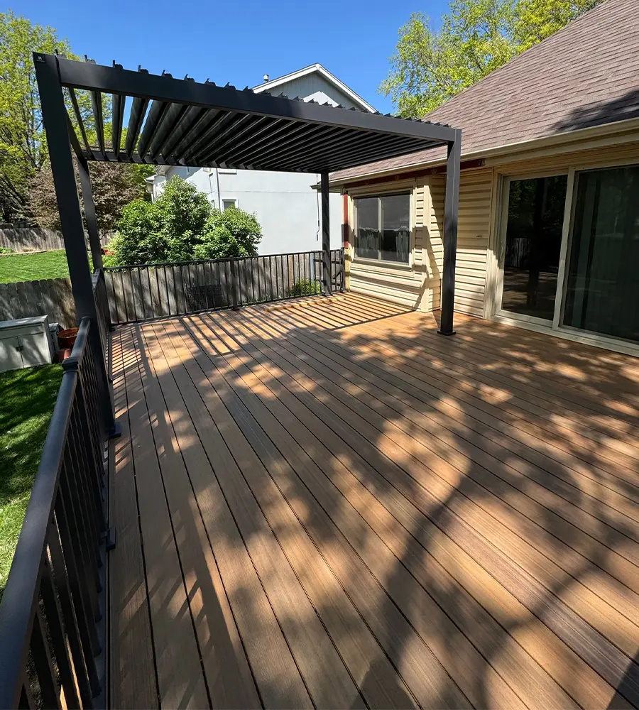 Deck Building Parent finished deck 2