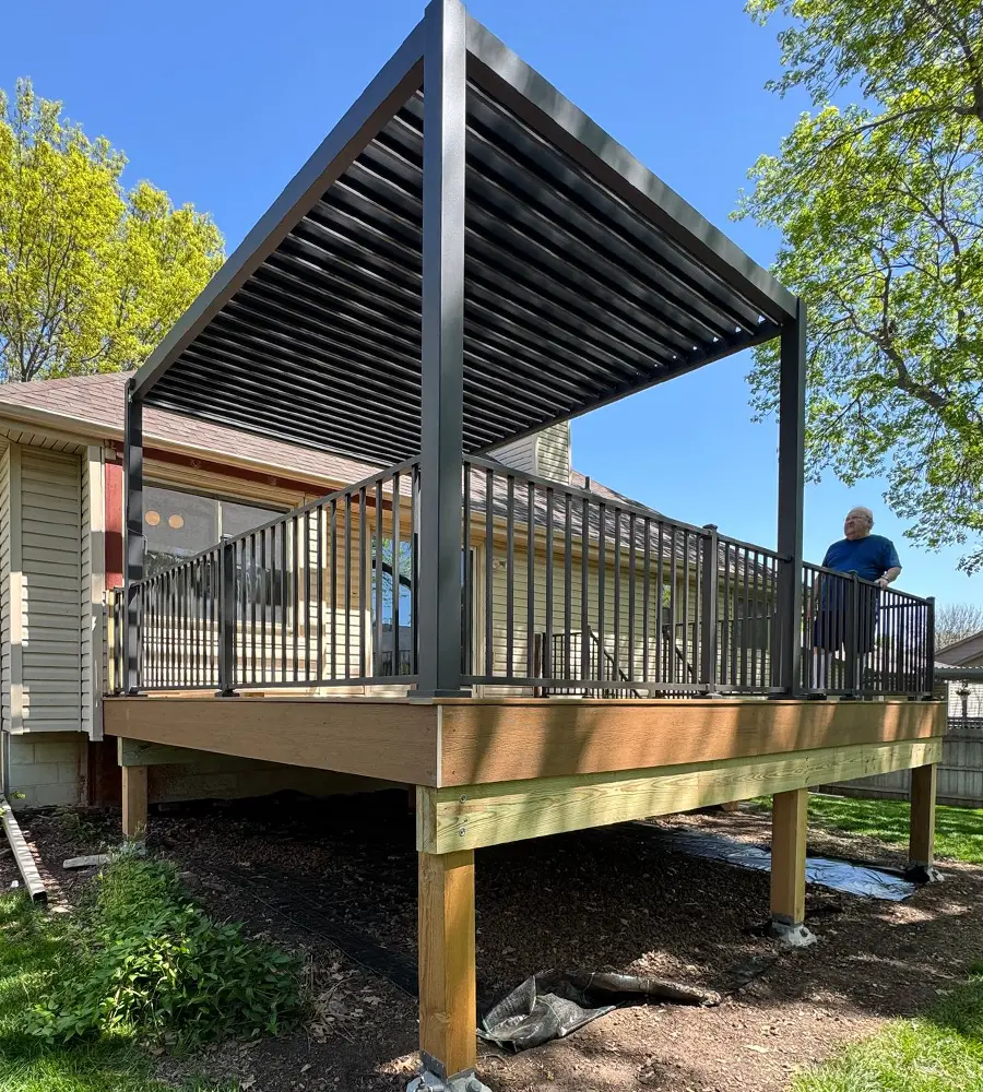 Deck Building Parent finished deck 3