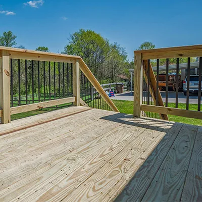 PT wood decking