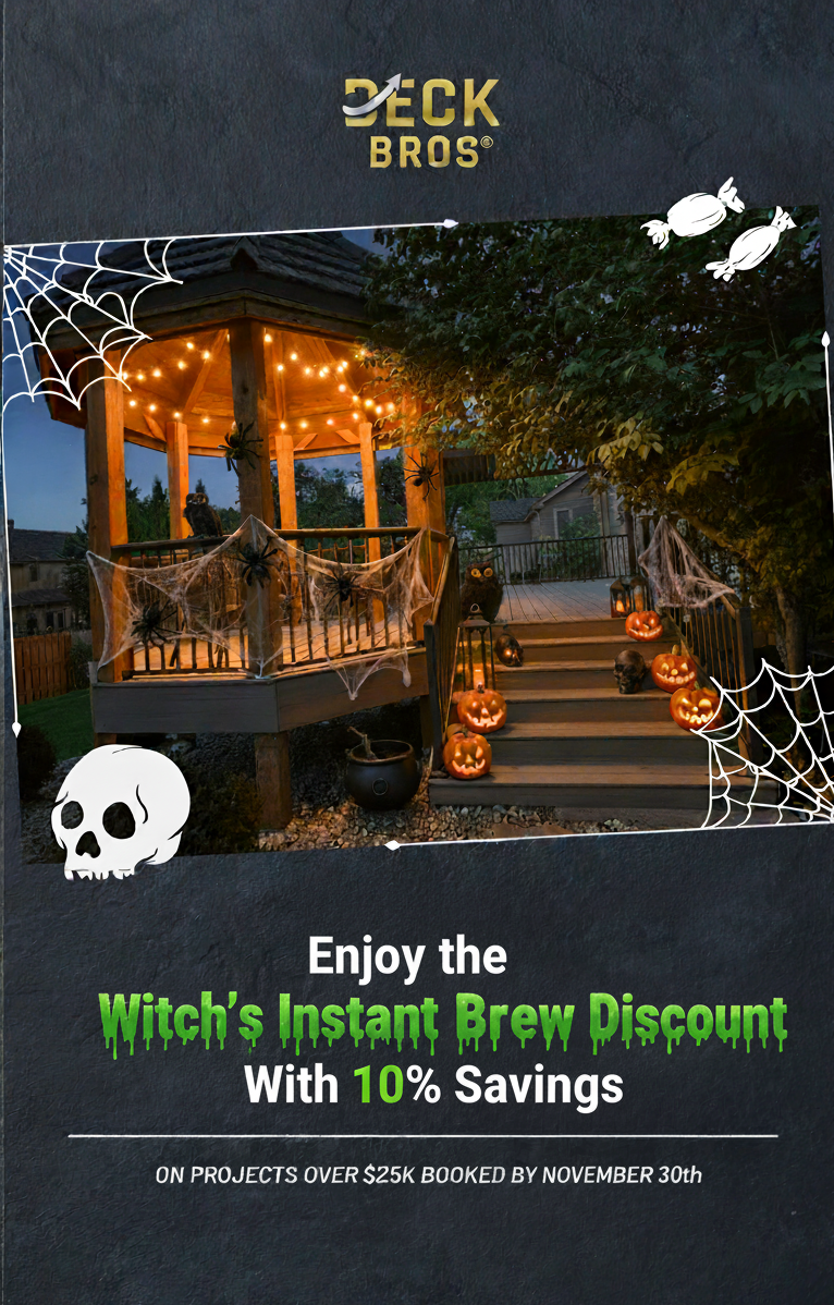 Spooky Halloween Deck, made by Deck Bros