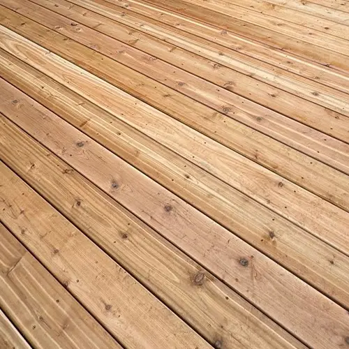 Elevated, 156 sq. ft Cedar Deck In Lincoln cedar decking 1
