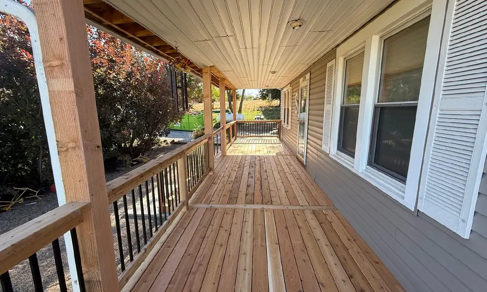 Decking Projects Case Studies porch and deck