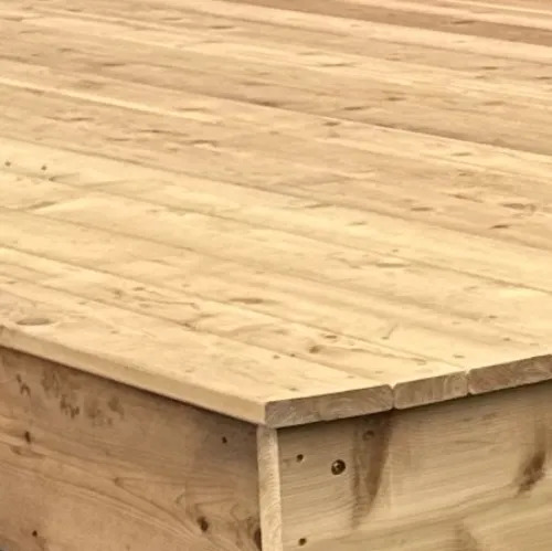 Cedar Wood Deck With Aluminum Pergola grade 1 premium cedar decking