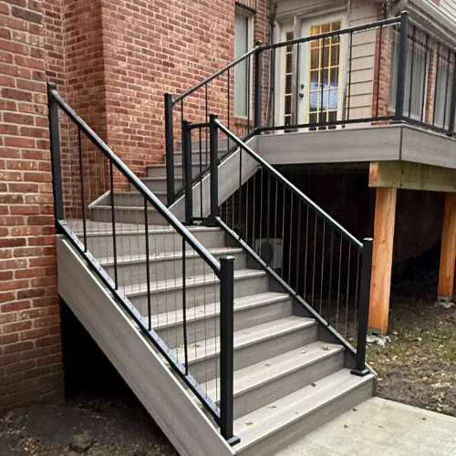 westbury aluminum cable railing roca ne